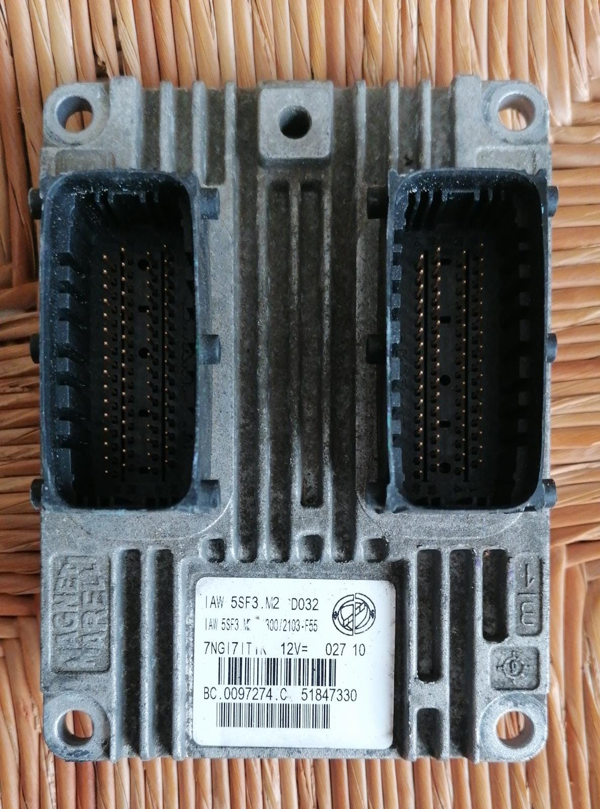 ECU Fiat Grande Punto 1.4cc IAW5SF3.M2 51847330 HW300
