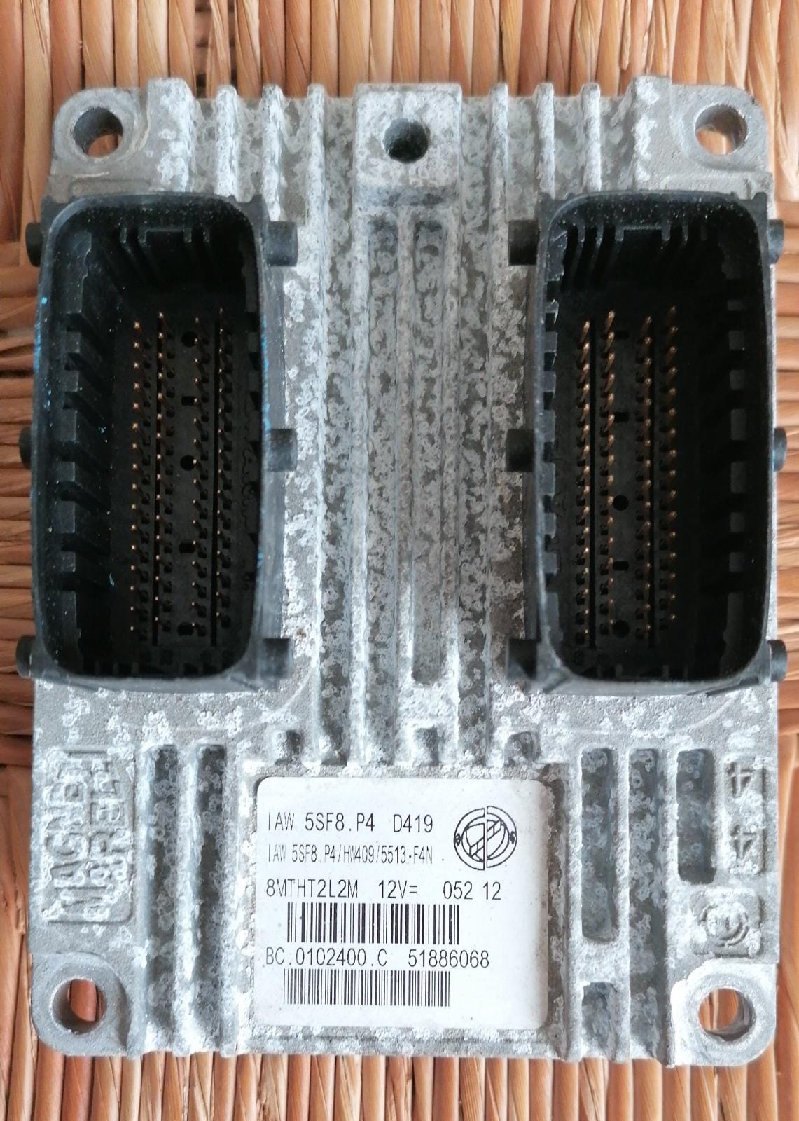 ECU CENTRALINA FIAT PANDA 1.4 2011 IAW 5SF8.P4 HW409 51886068