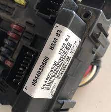 Ecu fusibili peugeot citroen 9644038680 BSM B3 13092736
