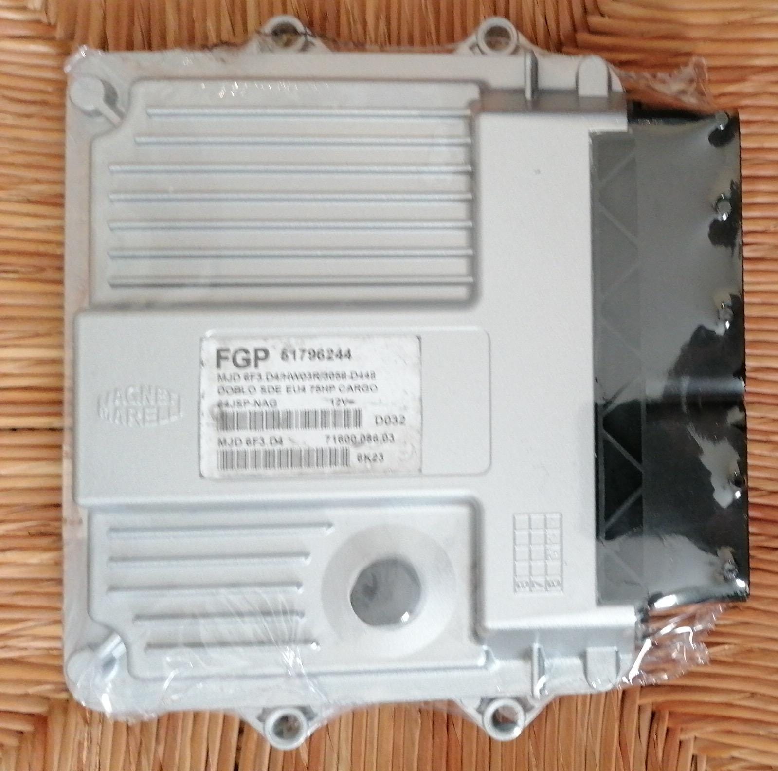 ECU FIAT DOBLO 1.3 51796244 MJD 6F3.D4 HW03R EU4 75HP