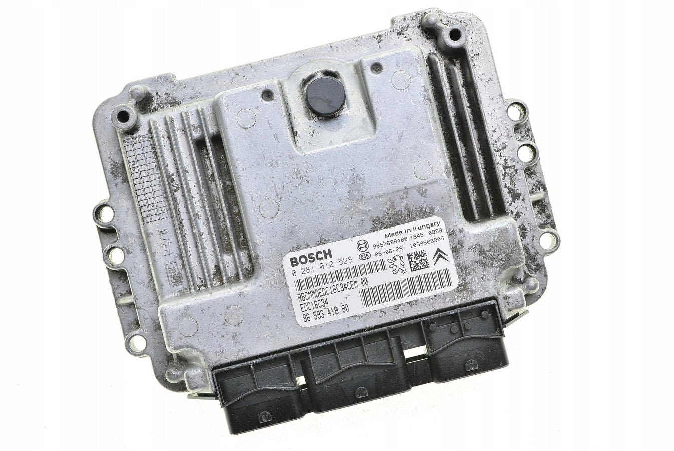 ECU PEUGEOT 206 1.4 HDI BOSCH 0281012528 9657699480 EDC 16C34-4.61