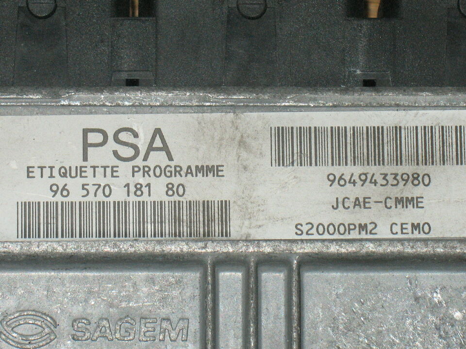 ECU CITROEN C2 C3 1.4 SAGEM 215851708A 9657018180 9649433980