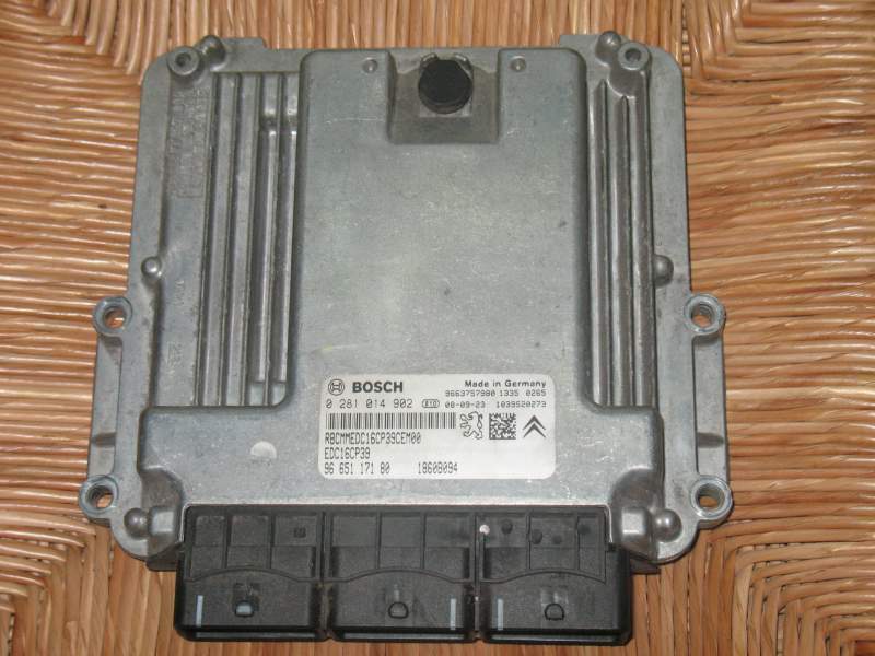 ECU PEUGEOT CITROEN 4007 2.2 HDi 4x4 0281014902 9665117180  EDC 16CP39-6.70