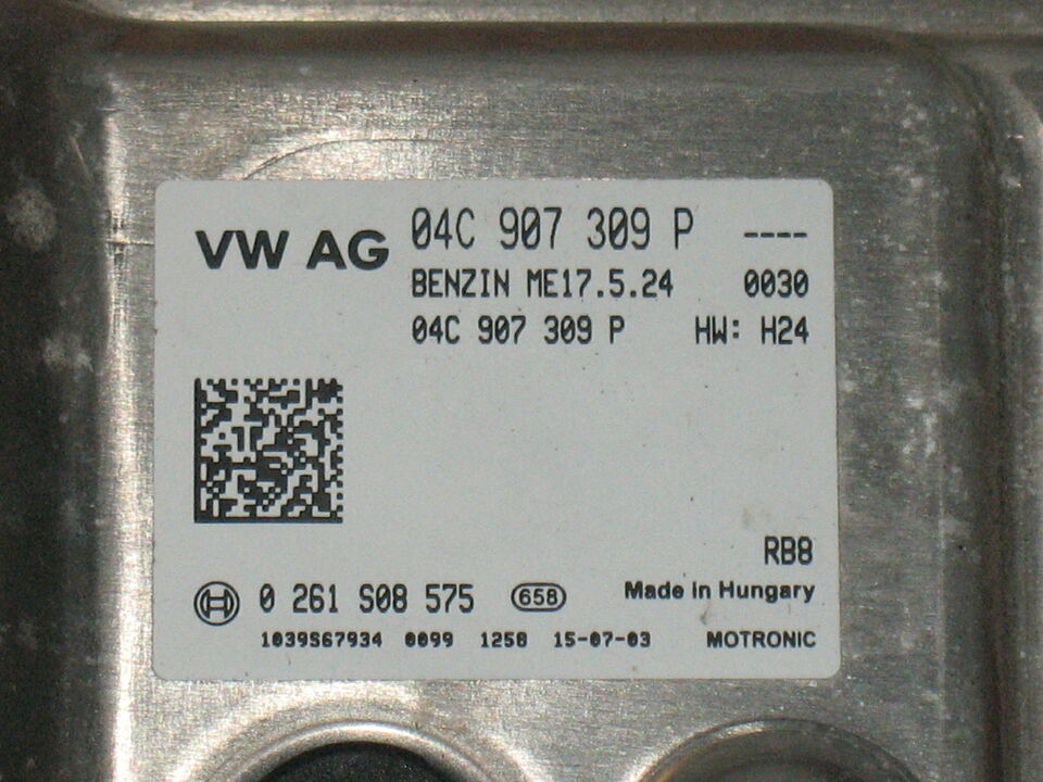 ECU CENTRALINA SKODA VW UP 1.0 0261S08575 04C907309P ME17.5.24