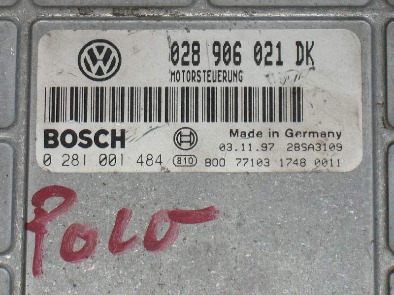 Ecu seat ibiza cordoba 1.9 tdi bosch 0281001483 028906021dk