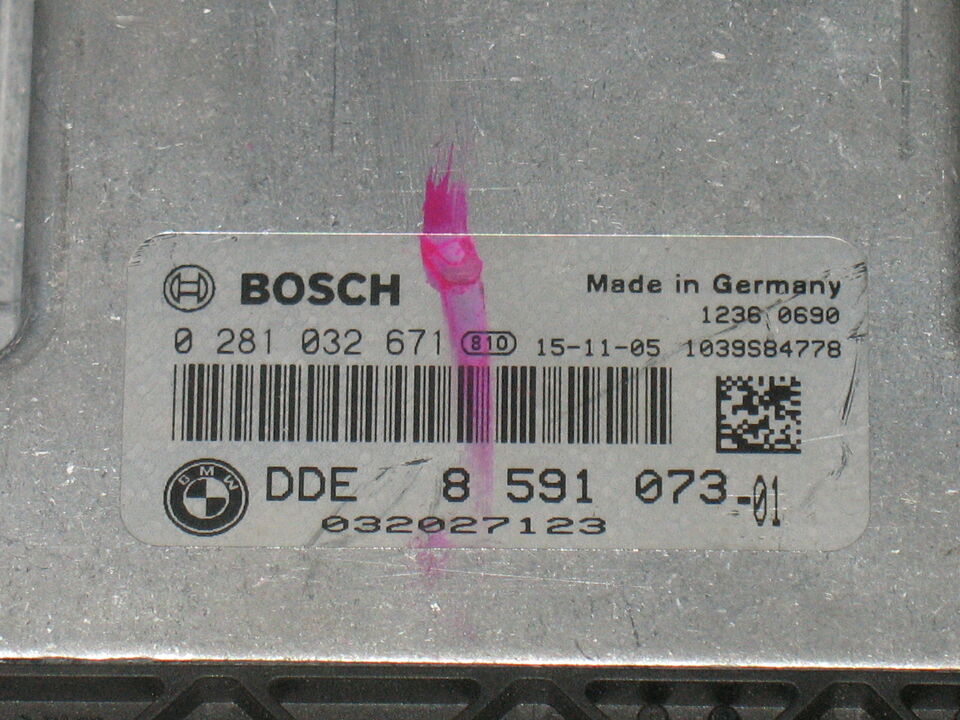 ECU CENTRALINA BMW SERIE 5 F10 520D 0281032671 DDE 8591073 EDC 17C50-6.58