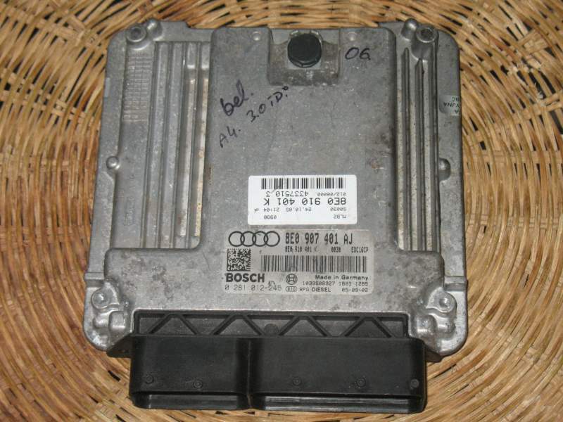 ECU Audi A4 3.0 TDI EDC16CP34 0281012245 8E0907401AJ 8E0910401K