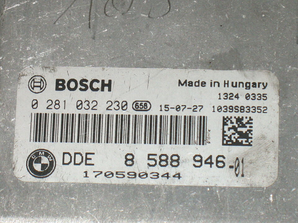 BMW X3 F25 2.0D N47 ECU DDE 8588946 0281032230 EDC 17C50-6.59