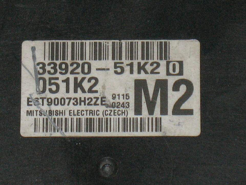 Ecu centralina opel agila b 1.2 suzuki splash 33920-51k2 051k2