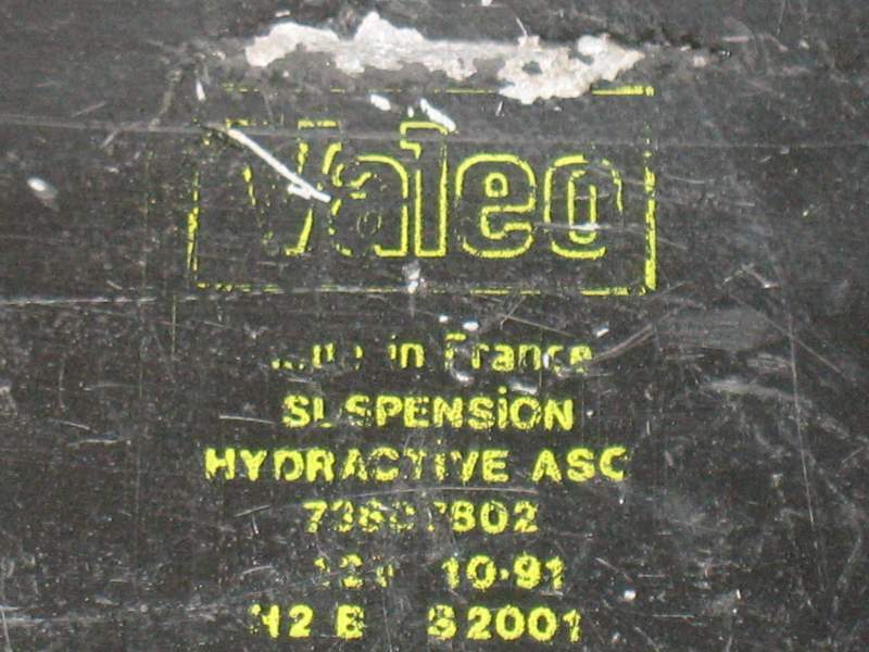 ECU Citroen XM 2.0i (05.1989-06.199 Valeo 73807802