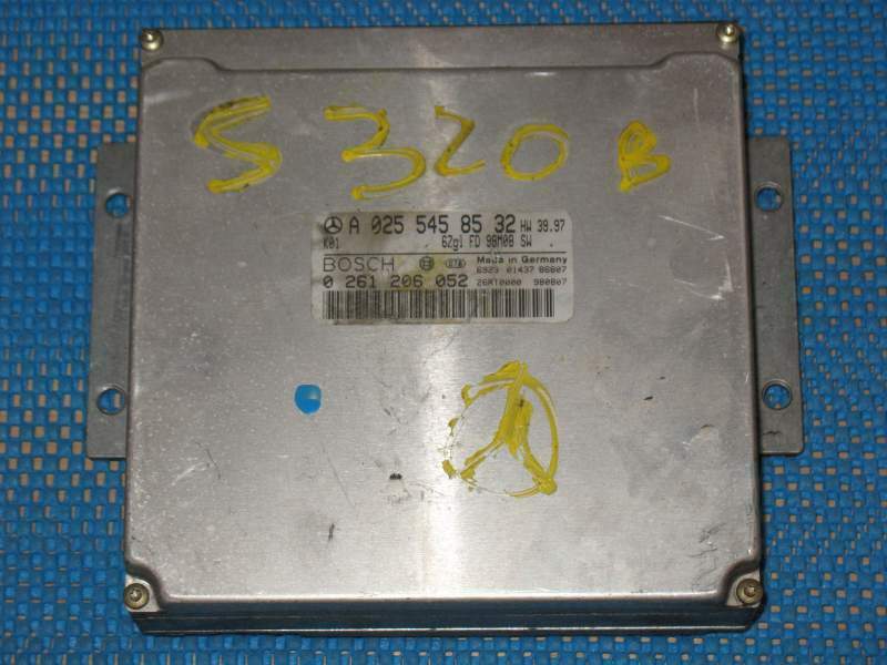 ECU MERCEDES 0261206052 A 025 545 85 32 A0255458532