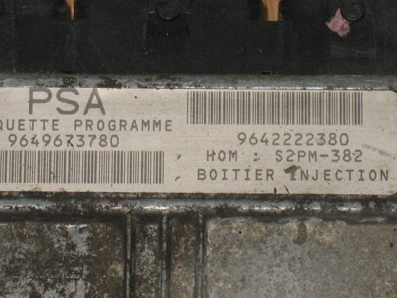 ECU Citroen Peugeot C3 9642222380 21584105-9 9649673780 S2PM-382