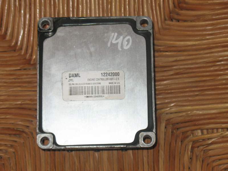 OPEL ASTRA CORSA MERIVA 1.6 16V ECU DXML 12242000 hsfi-2.5 Z16XE