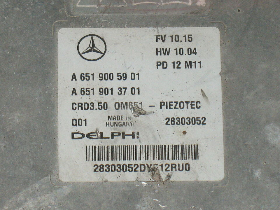 ECU MERCEDES A6519005901 A6519013701 6519013701 DELPHI 28303052