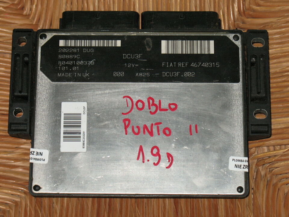 Fiat Doblò Palio 1.9 Lucas DCU3F 002 - 46740315 STRADA 1.9CC JTD