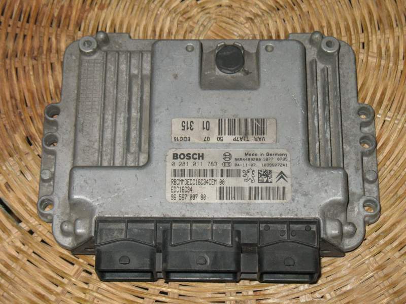 Ecu BOSCH PEUGEOT 206 1.4 0281011783 9654409280 EDC 16C34-2.50