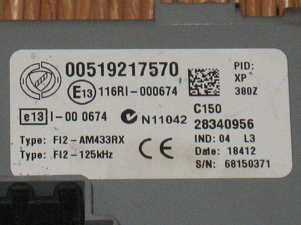 Opel Combo Van FIAT DOBLO II 1.3 M-JET BSI 00519217570 28340956