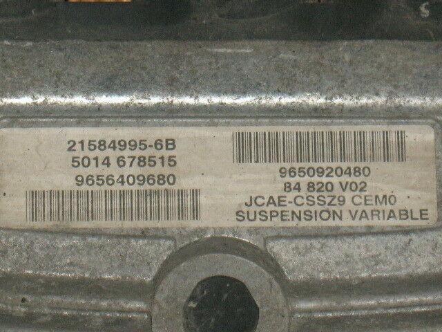 Ecu centralina sospensione peugeot 607 2.7 9656409680 9650920480