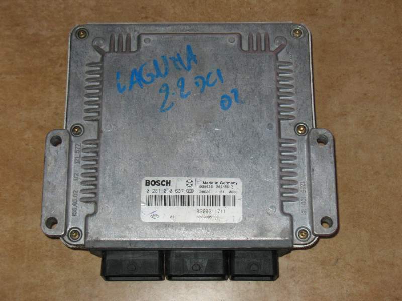ECU RENAULT LAGUNA 2.2 DCI BOSCH 0281010637, 8200211711