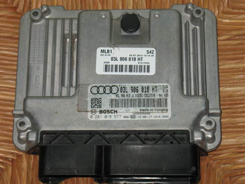 ECU AUDI A4 2.0 TDI BOSCH 0281018577 03L906018JL EDC 17C46-2.22