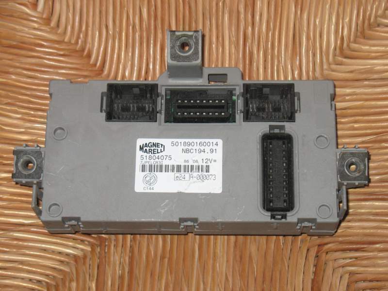 ECU Body Computer Fiat Croma 51804075 MTJ 51KW 501890160014