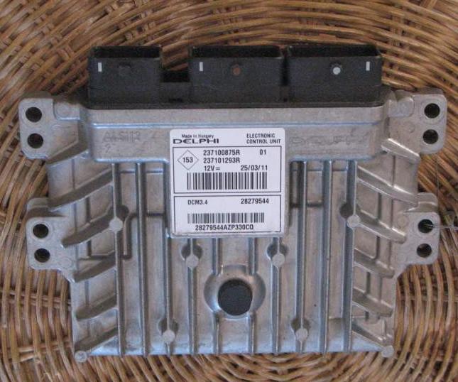 ECU Renault NISSAN NOTE 237100875R / 237101293R Delphi 28279544 DCM3.4