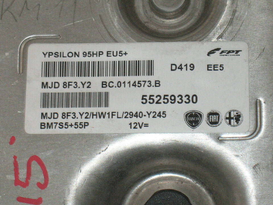 Centralina fiat alfa romeo lancia 55259330 MJD 8F3.Y2 HW1FL mjd8f3y2
