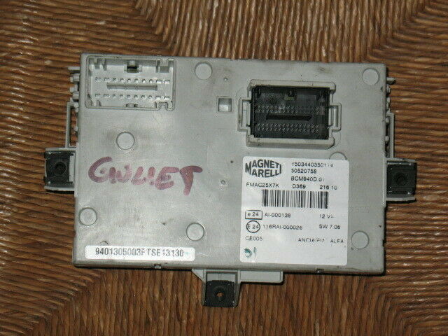 Ecu body fiat alfa romeo giulietta 50520758 y503440350114