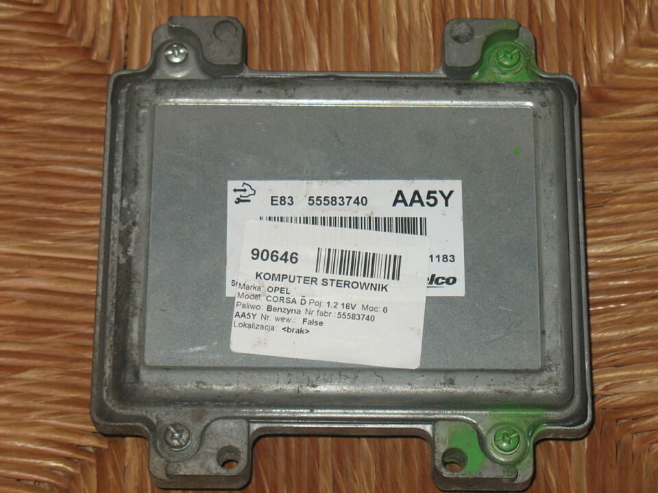 55583740 AA5Y ACDELCO E83 12636386 ECU OPEL CORSA D 1.2 BZ