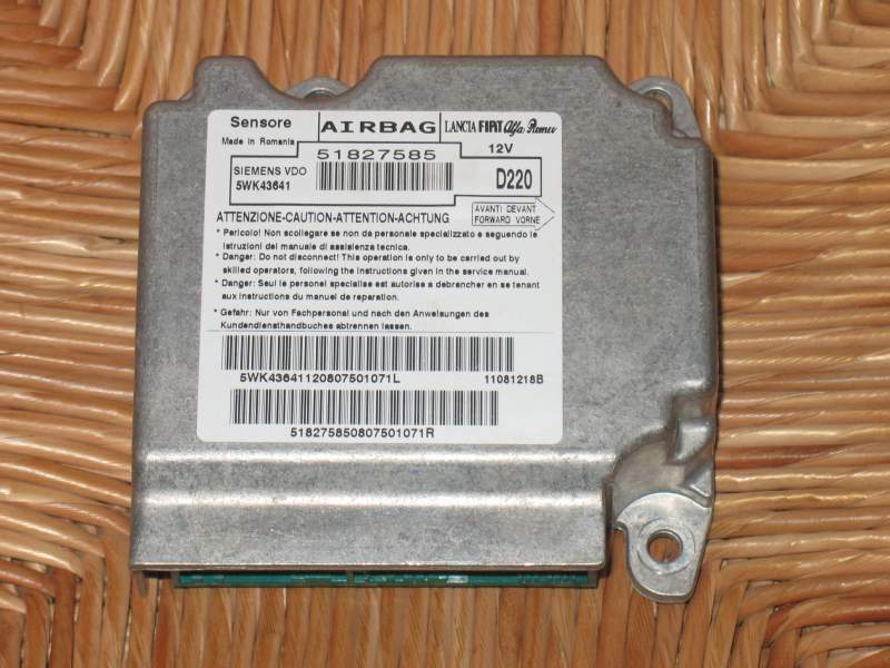 Fiat Bravo airbag 51827585 Siemens VD0 5WK43641