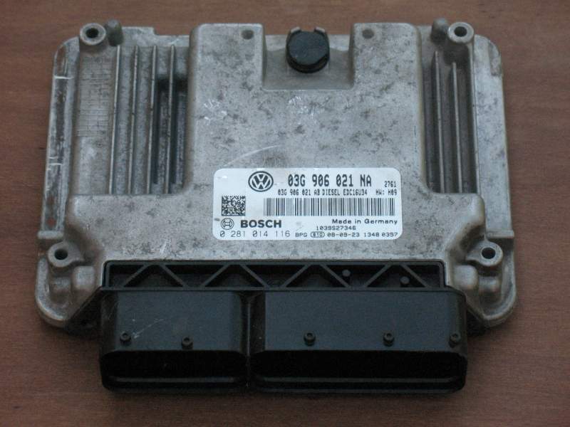 Ecu VOLKSWAGEN GOLF 1.9 TDI 03G906021NA BOSCH 0281014116 EDC 16U34-3.42