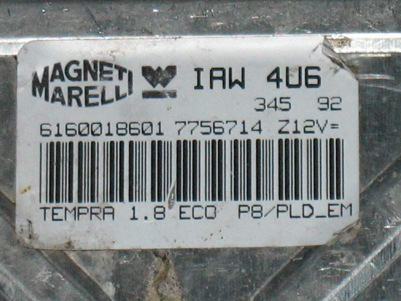 ECU FIAT TEMPRA 1800-8V 105 MAGNETI-MARELLI -IAW-4U6.P8 ECU tuning