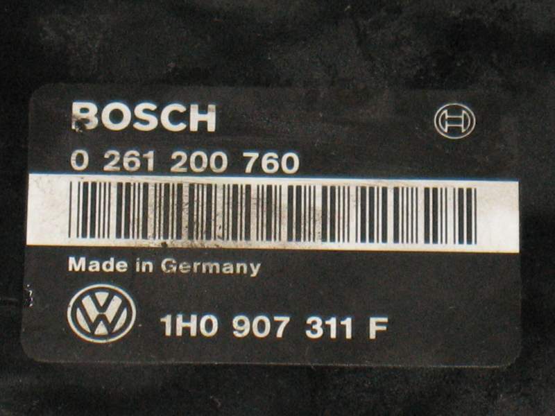 Ecu ecu centralina motore vw 1.8i aam 0261200760