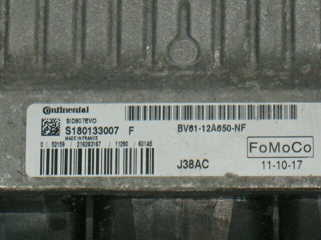 ECU FORD FOCUS 1.6 SID807EVO S180133007F BV61-12A650-NF FoMoCo