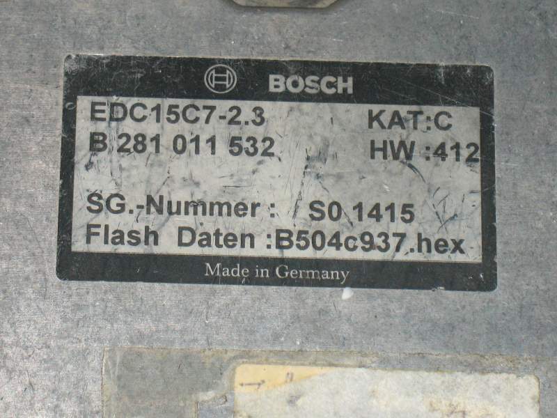 ECU ALFA 147 1.9 JTD , EDC15C7-2.3, HW 412 - B281010532