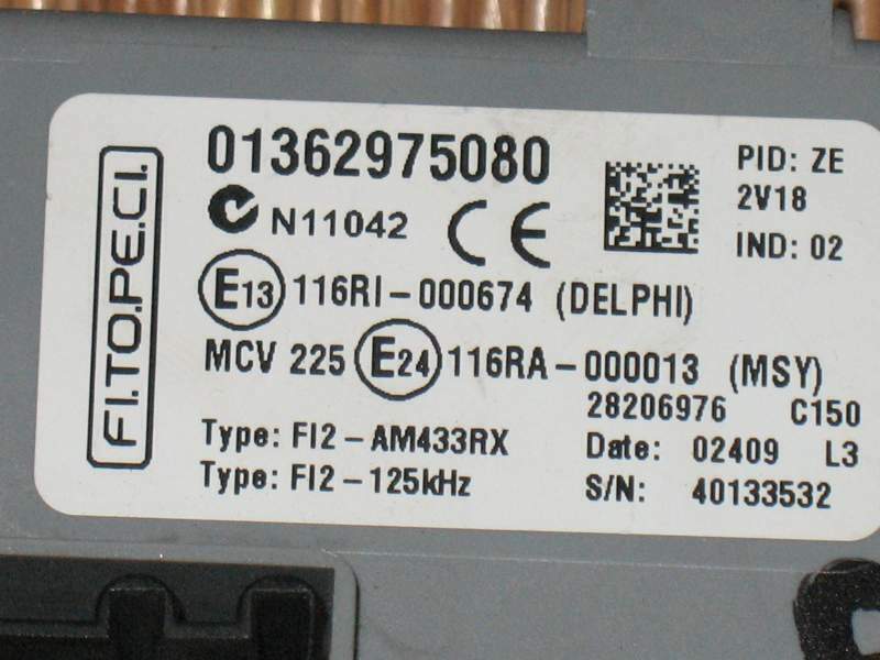 BSI 0132975080 Fiat Fiorino, Qubo, Citroen Nemo, Peugeot Bipper