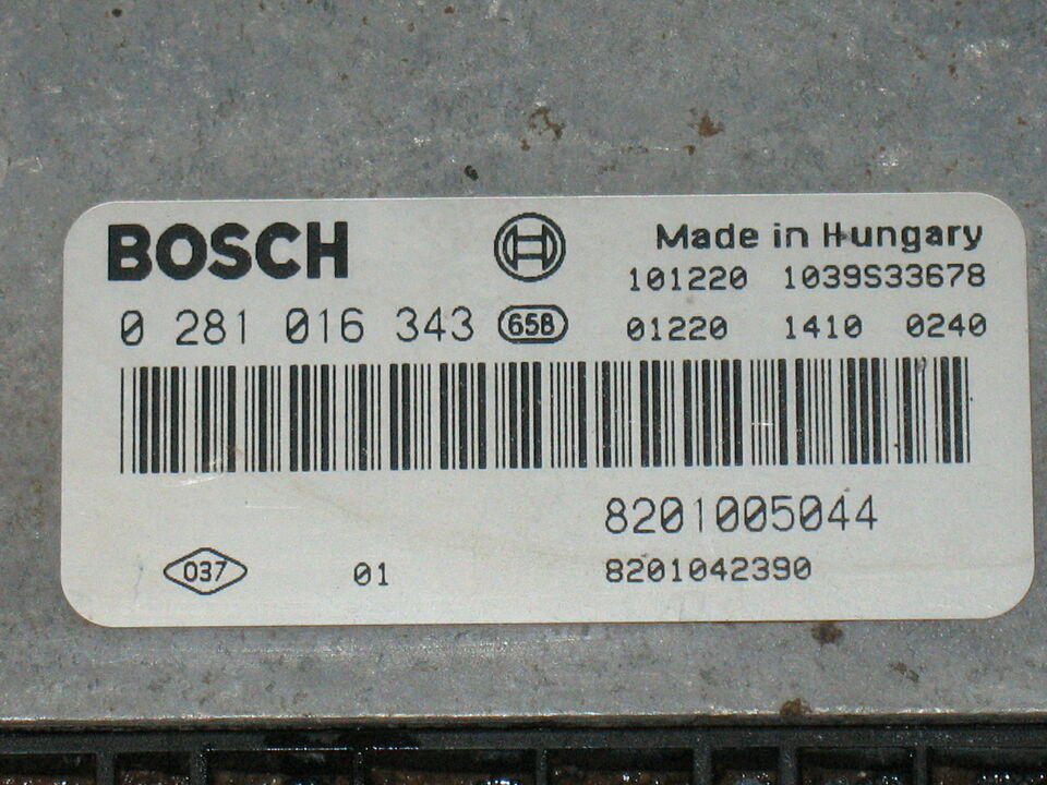 Ecu MOTORE 0281016343 SUZUKI GRAND VITARA II (JT) 1.9 DDiS  EDC 16C36-5.2