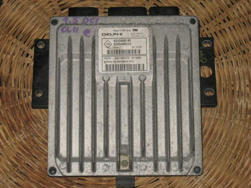 ECU RENAULT CLIO 1.5 DCI Delphi R0410B027D 8200498185 8200469333