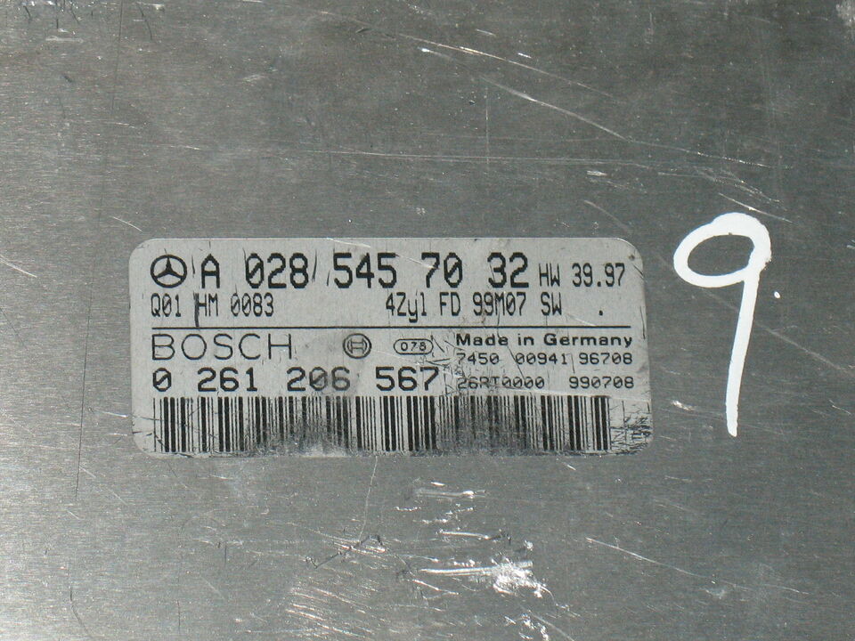ECU MERCEDES SLK 200 A0285457032 0261206567 0 261 206 567