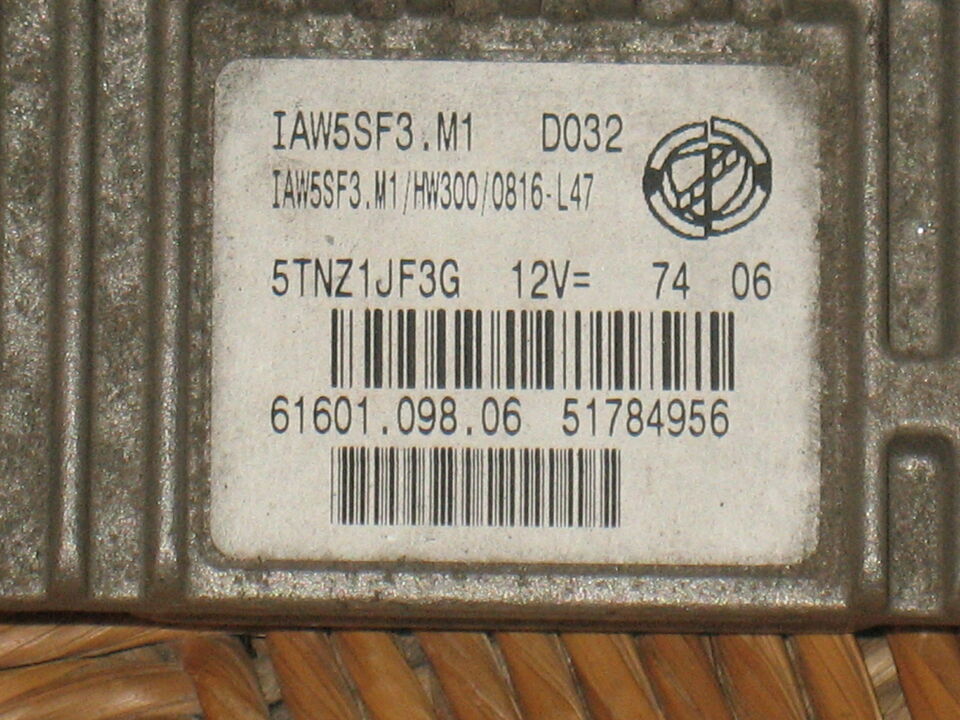 Ecu centralina fiat grande punto iaw 5sf3.m1 HW300 51784956