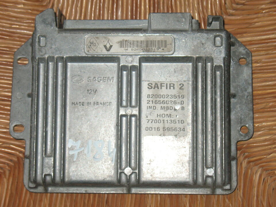 ECU RENAULT TWINGO 8200023519 216560260 HOM 7700113510 SAFIR 2 55 pin