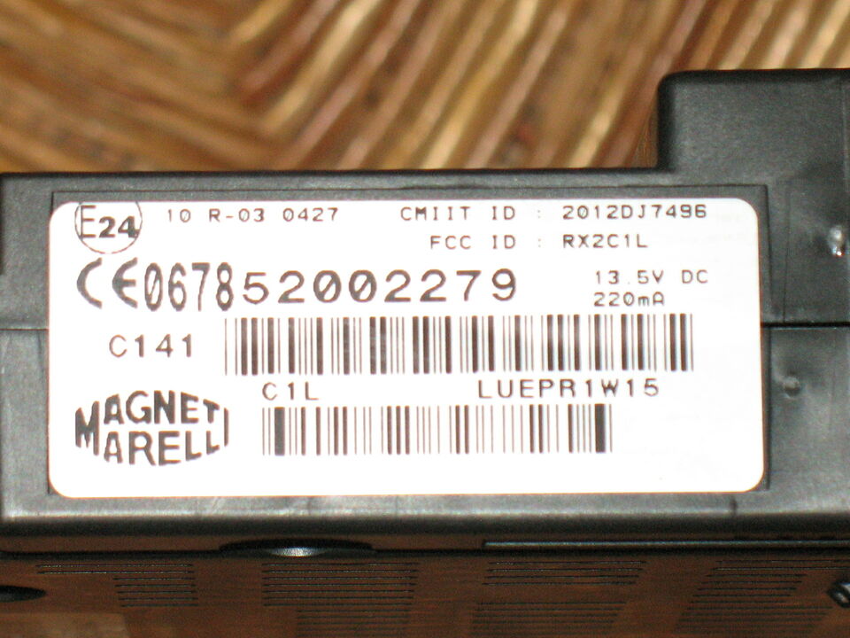 Centralina Blue&Me 52002279 Fiat Qubo 067852002279 C141