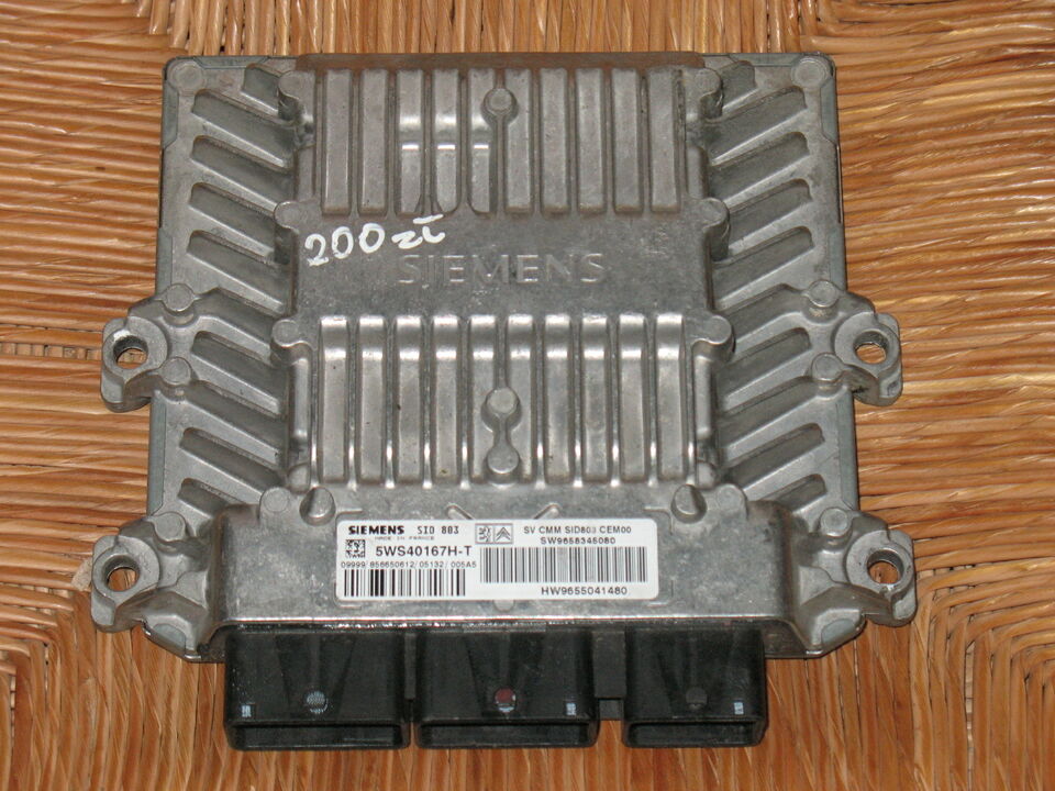 ECU PEUGEOT 407 2.0 HDI 5WS40167H-T SID803 HW9655041480