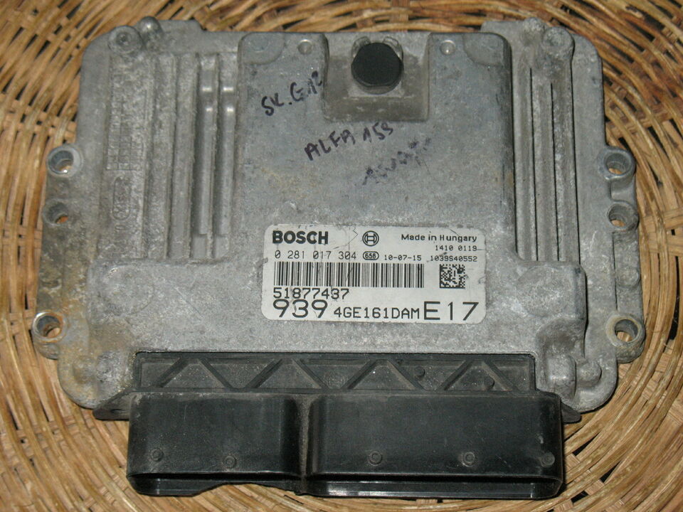 Ecu alfa romeo 2.0 jtdm bosch 0281017304 51877437 EDC16C39-6.C6