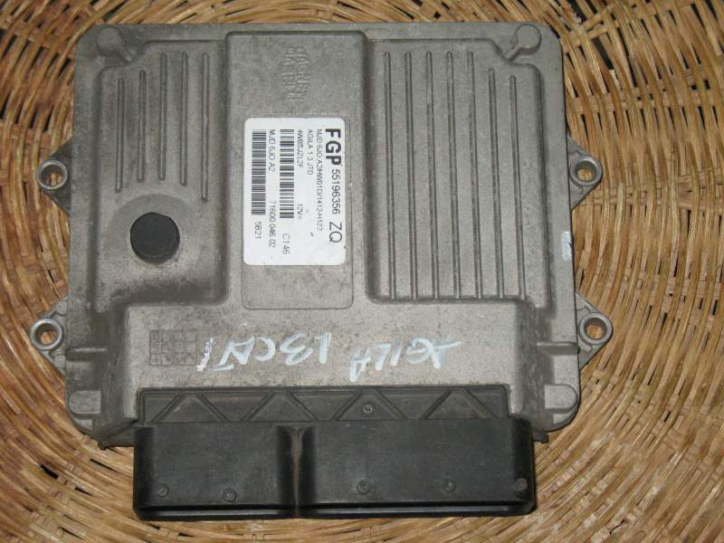 Ecu opel agila 1.3 jtd mjd 6jo.a2 fgp 55196356zq HW01D