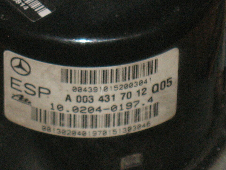 ABS MERCEDES CLK SLK ATE A1705450132 A0034317012 10020401974