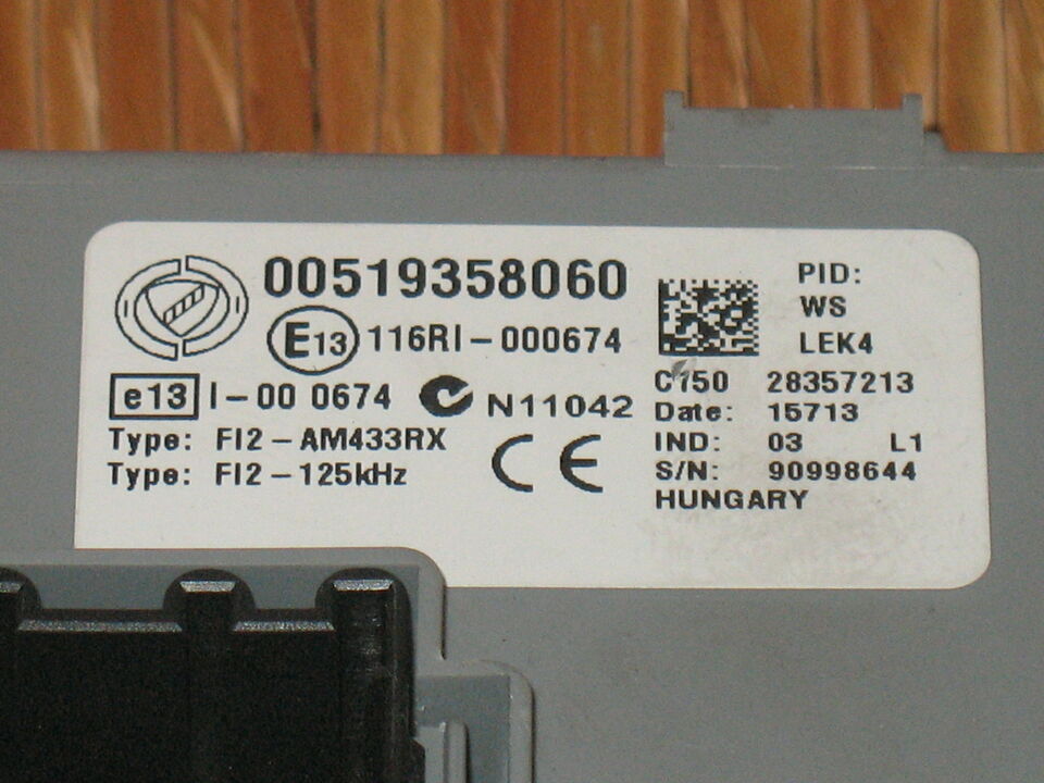 Body computer Fiat Grande Punto Evo 1.2 519358060 00519358060