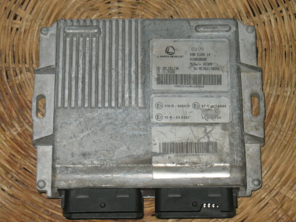 ECU CENTRALINA GPL LPG RENAULT 1.4 616058000 SW:RE352170G54