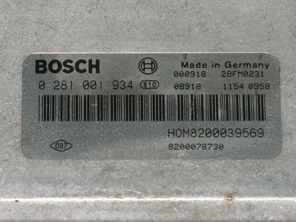 Ecu renault megane scenic 1.9dci 0281001934 bosch edc15c3 3.2