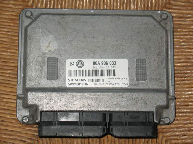 ECU VW GOLF AUDI 1.6 APF 06A906033 SIMOS 3.3 3087 5WP40019 07